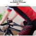 CaCaCook Bike Sweat Trainer - Adjustable Indoor Cycling Mat (24x23x2 Black) for Optimal Workout & International Shipping - Buy Online on GoSupps.com