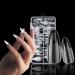 Jaimela 240 pieces acrylic tips for gelail artificial nail tips wrong nail nail tips French almond tips for nails full cover almond nail tips for nail studios and diy nail art 12 sizes