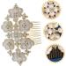 Didiseaon Hair Comb Bride Accessories Hair Accessory for Girls Hair Clips for Girls Hair Accessories for Women Floral Decorations Tiara Bride Headpiece Crystal Metal Miss Headband - Buy Online on GoSupps.com