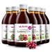 Organic cranberry juice 6 Pack (6x250ml) - Bio Pure Cranberry Direct Juice - 100% cold -pressed mother juice - without dyes without sugar without GMO without preservatives - Vegan - Berriespolska cranberry 250 ml (6 Pack)