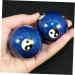 Beavorty Hand Massage Baoding Balls - Stress Relief & Fitness | Ceramic Blue 2pcs Set for Hand Training - Buy Online on GoSupps.com