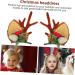minkissy 3 Pairs Christmas Hair Clips Christmas Headdress Xmas Hair Clip Christmas Bag Filler Deer Hair Barrettes Reindeer Hair Clips Antlers Hair Clip Sock Child Felt Winter - Buy Online on GoSupps.com
