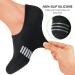Amutost Women's Athletic No Show Socks 5-6 Pairs 8-10 Grey White Black - Cushioned Ankle Footies Low Cut Socks - Buy Online on GoSupps.com
