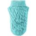 Buy Famkit Blue Dog Collar Sweater - Stylish Turtleneck Pullover Knitwear for Pets (Size L: 8.8-11lbs) | Warm & Fashionable Dog Clothing - Buy Online on GoSupps.com