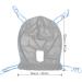 Patient Lifting Sling - 4 Position Hole Transfer Belt for Hospitals | International Shipping Available - Buy Online on GoSupps.com