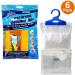 Ansio Wardrobe Air Dipper - 6 Pack Hanging Bag for Humidity Control & Moisture Trap - Ideal for Bedroom Caravan Bathroom Basement & Office - Buy Online on GoSupps.com