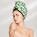 St. Patrick's Day Microfiber Hair Towel - Soft Super Absorbent Wrap for Long Curly & Thick Hair | Quick Dry Coral Velvet - Buy Online on GoSupps.com