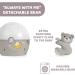 Chicco Next2Stars Baby Night Light Neutral | Star Projector for Cots & Cribs with Sound Sensor, 3 Light Effects, Music (Beige) - Buy Online on GoSupps.com