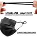 Adjustable Elastic Bands for Masks - 10 Inch High Stretch Straps for DIY Masks - 50PCS Black - Buy Online on GoSupps.com