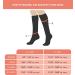 Solimo Closed Toe Compression Socks for Men & Women - Black, 15-20mmHg, Large, 1 Pair - Buy Online on GoSupps.com