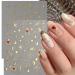 8 Sheets Gold Nail Art Stickers Decals Nail Supplies 3D Self-Adhesive Nail Decals Metallic Stars Moon Butterfly Heart Gold Design Stickers for Women Manicure Tips Acrylic Nails DIY Nails Art Supplies Gold Moon