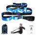 BOB AND BRAD Stretch Strap, 12 Loop Yoga Stretch Strap, Non-elastic Stretch Strap for Stretching, Physical Therapy, Pilates, Dance, Gymnastics, and Athletic Trainers with Carry Bag