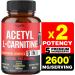 Acetyl L-Carnitine Supplement - 2600mg 3 Months - Blended with Alpha Lipoic Acid Green Tea Green Coffee Bean & Raspberry Ketones - Memory & Brain Health Support Non-GMO - 90 Vegan Capsules