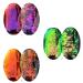 KUKA Dark Chameleon Nail Flakes Set - Iridescent Glitter Chrome Powder for Mirror Mermaid Effect - 6 Jars - Buy Online on GoSupps.com