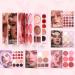 Palettes De Maquillage 12 Fards L vres - Style Livre Vingt-Quatre Fards Paupi res Paillet s | pour Femmes Filles Rendez-vous Soir e Quotidien Sc ne Photographie - Buy Online on GoSupps.com