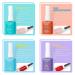 4Pcs Perfect Summer Gel Top Coat and Base Coat Set - High Glossy/Matte No Wipe Gel Polish for Long Lasting Strong Nails - Buy Online on GoSupps.com