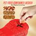 Ruxan Interactive Dog Toys for Aggressive Chewers - Treat Dispensing Natural Rubber Toys with Beef Flavor for All Sizes - Durable Red Design - Buy Online on GoSupps.com