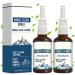 2PCS Iodine Nasal Spray Daily Nasal Cleanse & Care Mist Refreshes Nasal Passages Fine Mist Non-Medicated Nasal Spray for Dry Air Travel & Daily Care