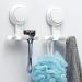 Leryveo Wall-Mounted Shower Razor Holder | Self-Adhesive Suction Hooks for Razors Towels & Coats - Ideal for International Shipping - Buy Online on GoSupps.com