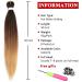 Xtrend 30 Inch Long EZ Braids 8Packs Ombre Pre-Stretched Easy Braiding Hair Extensions for Box Braids Hair Itch Free Hot Water Setting Synthetic Fiber Hair Extensions 1B/30/27# 30 Inch (Pack of 8) 1B3027# - Buy Online on GoSupps.com