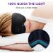 WOVTE Cooling Eye Mask Reusable Hot or Cold Therapy Gel Bead Eye Mask with Soft Plush Backing and Adjustable Strap for Puffy Eyes Dry Eyes Dark Circles Headache (Black) - Buy Online on GoSupps.com