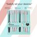 Macaron Toothbrushes for Adults & Kids - Soft Bristles Family Set Travel-Friendly 10 Pieces with Protective Cover - Buy Online on GoSupps.com