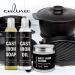 Culina Supreme Cast Iron Care Set - Restoring Scrub, Cleaning Soap & Conditioning Oil | 100% Plant-Based for Cookware, Skillets, Pans & Grills - Buy Online on GoSupps.com