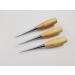 Gaosi Tools Set of 3 DIY Gadget Wood Handle Drillable Awl Round Solid Tool for Leather Craft - Buy Online on GoSupps.com