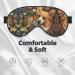 Corgi Floral Spring Garden Double-Sided Eye Mask | Soft & Light Blocking for Enhanced Sleep Quality - Shop Now - Buy Online on GoSupps.com