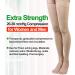 Footless Thigh High Compression Stocking - Pair of 20-30mmHg Gradient Sleeves for Varicose Veins and Edema - Unisex L Large Beige - Buy Online on GoSupps.com