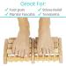 Vive Wooden Foot Massager - Dual Roller for Plantar Fasciitis & Stress Relief - Deep Tissue Shiatsu Therapy - Reflexology Chart Included - Acupressure for Feet & Leg Muscles - Buy Online on GoSupps.com