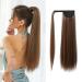 Oefei Ponytail Extension with Brown Highlights - 24 Inch Synthetic Braid with Velcro Fastener for Natural Look - Women s Hair Accessories - Buy Online on GoSupps.com