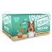 Burns Pet Natural Nutrition Adult and Senior Wet Dog Food Wild Fish Carrots and Organic Brown Rice 12 x 150gm