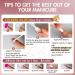 Buy KQueenest Ombre Pink Press On Nails | Short & Medium Square Gel Glue Nails | French Style Thick Acrylic Nails for Women - Perfect for Daily Wear & Events - Buy Online on GoSupps.com