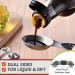 Spring Chef Magnetic Measuring Spoons Set - Heavy Duty Stainless Steel - BPA Free - Black - Set of 8 with Leveler - Buy Online on GoSupps.com