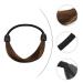 Amosfun 6-Piece Wig Hair Rubber Elastic Ponytail Holders - Synthetic Hair Ties for Women & Girls in Coffee Brown - Buy Online on GoSupps.com