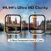 QHOHQ 2 Pack Hard PC Case Compatible with Apple Watch Series 8 45mm & Series 7 45mm with Tempered Glass Screen Protector Full Coverage Touch Sensitive Ultra-Thin HD Bumper Protective Cover - Clear Transparent 45mm - Buy Online on GoSupps.com