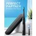 Sonic Electric Toothbrush for Adults - 8 Brush Heads, 40000 VPM, 5 Modes, Rechargeable - Black, Travel Case Included - Buy Online on GoSupps.com