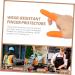 NOLITOY 100pcs Non-Slip Finger Cots - Wear-Resistant Anti-Skid Finger Protectors | Orange 6x1.5cm - Ideal for eCommerce Shipping Worldwide - Buy Online on GoSupps.com