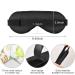 Haskirky Light Blocking Eye Mask - Adjustable for Men and Women - Ideal for Travel, Yoga, Meditation - Deep Sleep Goodies - Buy Online on GoSupps.com