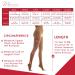 Medicella Premier Closed Toe Compression Pantyhose for Women | 8-15 mmHg | Made in USA | Medical Quality Support for Circulation & Travel | Large Beige - Buy Online on GoSupps.com
