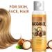 Macadamia Oil Hair Serum - Heat Protectant & Moisturizing Care for Dry Damaged Hair with Vitamins & Essential Oils - Buy Online on GoSupps.com