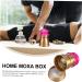 Lurrose Moxibustion Box Set - Copper Moxa Container & Stick Holder | MOXIBUSTION Bundle 9x6.5cm | International Shipping Available - Buy Online on GoSupps.com
