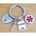 Diabetes Keychain - Type 1 & Type 2 Awareness Gift for Patients - Medical Alert Syringe Charm - Ideal for Diabetes Doctor or Endocrinology Specialist - Buy Online on GoSupps.com