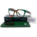 Venice MILLER Reading Glasses for Men & Women - Vintage Modern Style Diopters +1 to +3.5 (+2.50 Green Demi) | International Shipping Available - Buy Online on GoSupps.com