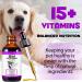 laraspi 15 in 1 Dog Vitamins Drops Dog Vitamins and Supplements for Skin and Coat Health Joints Health Immune Support Easy to Absorb (60ml) - Buy Online on GoSupps.com