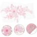 Operitacx 10 Pcs Flower Lace Embroidered Sequins Patches 3d Flower Accessories The Flowers Pink Polyester Yarn - Buy Online on GoSupps.com