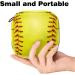 Menstruation Pad Bag with Zipper | Stylish Women's Napkin & Tampon Organizer | Sports Ball Design for Girls - Yellow Baseball - Buy Online on GoSupps.com