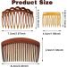 Ouligay 12Pcs Hair Combs Slides Hair Side Combs Plastic French Twist Decorative Hair Accessories for Girls Women Bridal Wedding - Buy Online on GoSupps.com