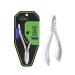 NGHIA Cuticle Nipper - D-07 JAW 12 | Stainless Steel | Durable and Sharp | Ergonomic Design | Grey Plated | Ideal for Salons and Home Use D-07-12